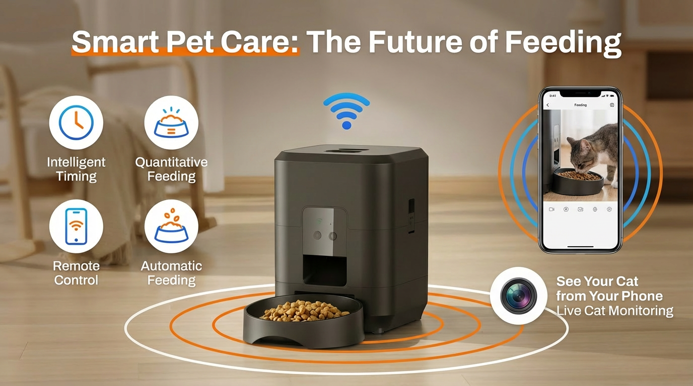 Intelligent Automatic Pet Feeder: Smart Feeding for a Healthier, Stress-Free Pet