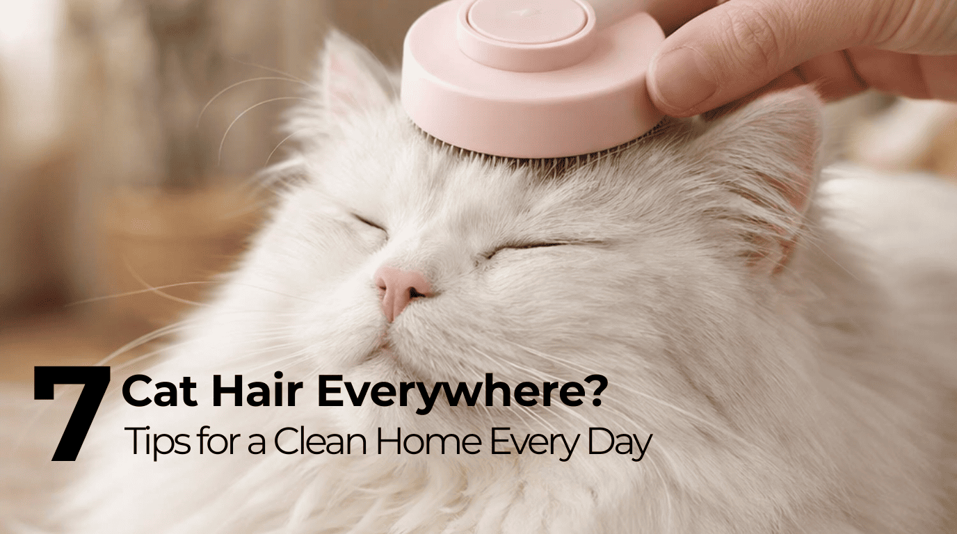 Cat Hair Everywhere? 7 Tips for a Clean Home Every Day