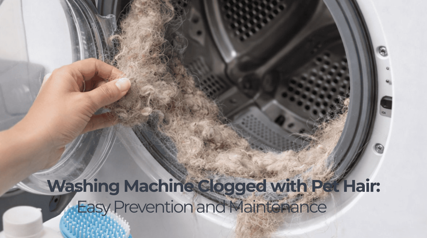 Washing Machine Clogged with Pet Hair: Easy Prevention and Maintenance