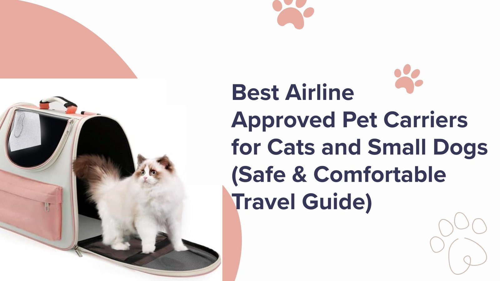 Best Airline Approved Pet Carriers for Cats and Small Dogs (Safe & Comfortable Travel Guide)